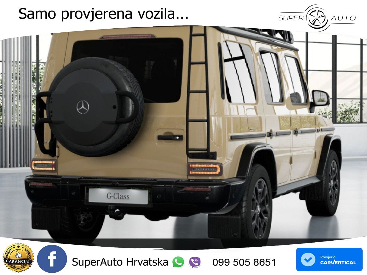 Mercedes G 450d Long (367 KS) 4MATIC 9G-TRONIC Superior LED+GR SJED+ACC