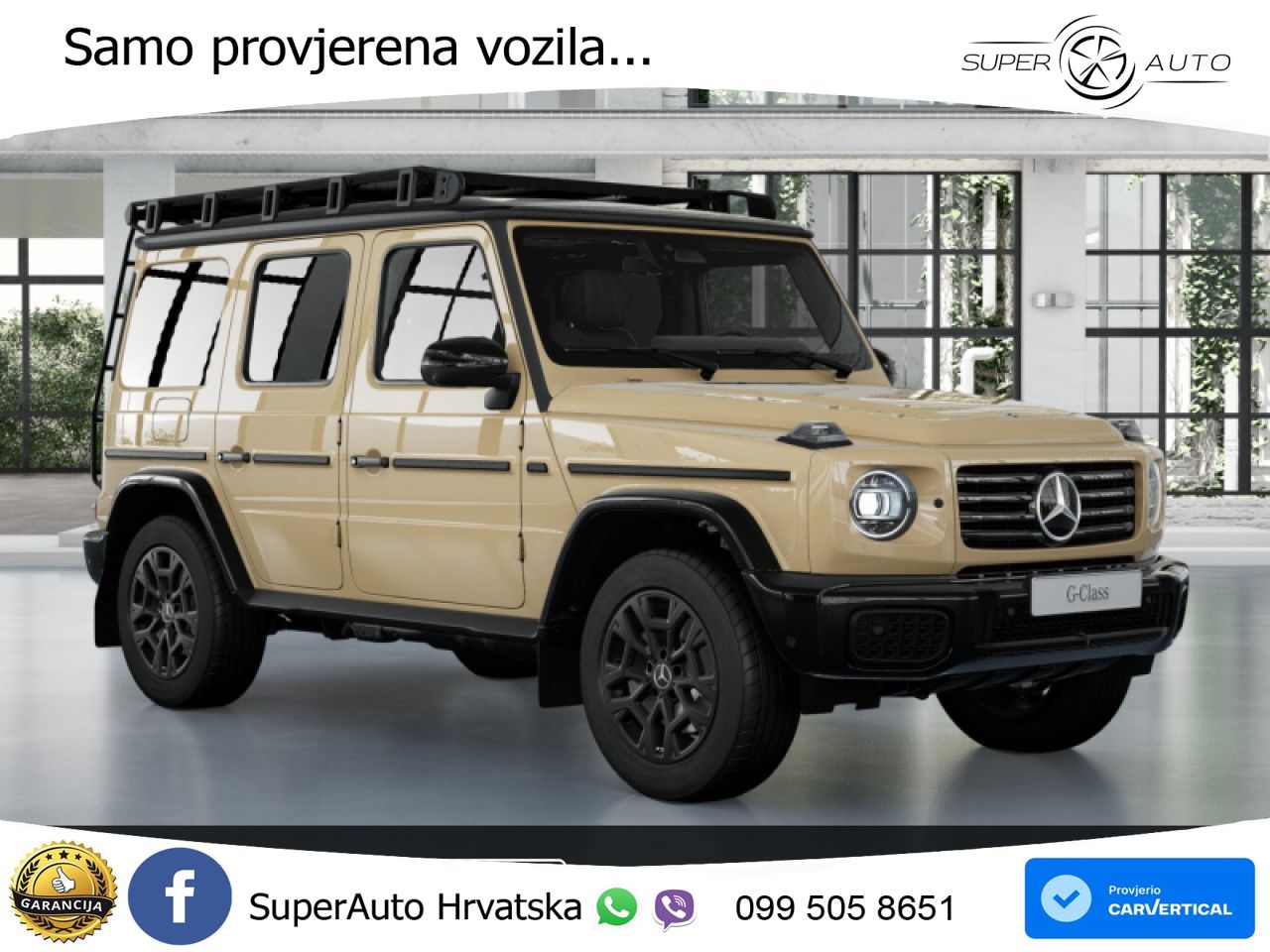 Mercedes G 450d Long (367 KS) 4MATIC 9G-TRONIC Superior LED+GR SJED+ACC