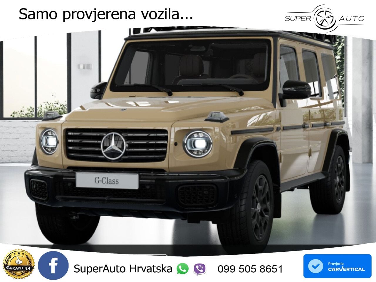 Mercedes G 450d Long (367 KS) 4MATIC 9G-TRONIC Superior LED+GR SJED+ACC