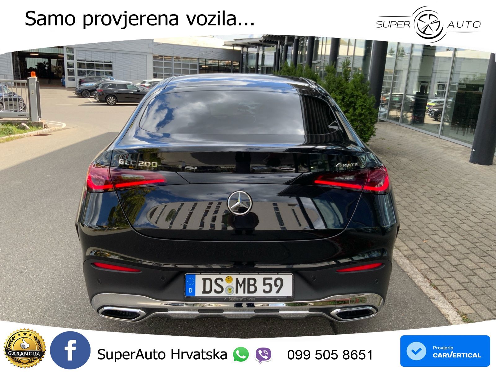 Mercedes GLC Coupe 200 (204 KS) 4MATIC 9G-TRONIC AMG ACC+GR SJED+360+PANO