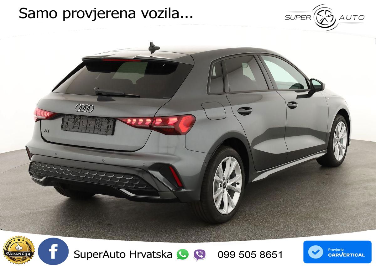 Audi A3 35 TFSI (150 KS) S tronic S line MATRIX+GR SJED+KAM
