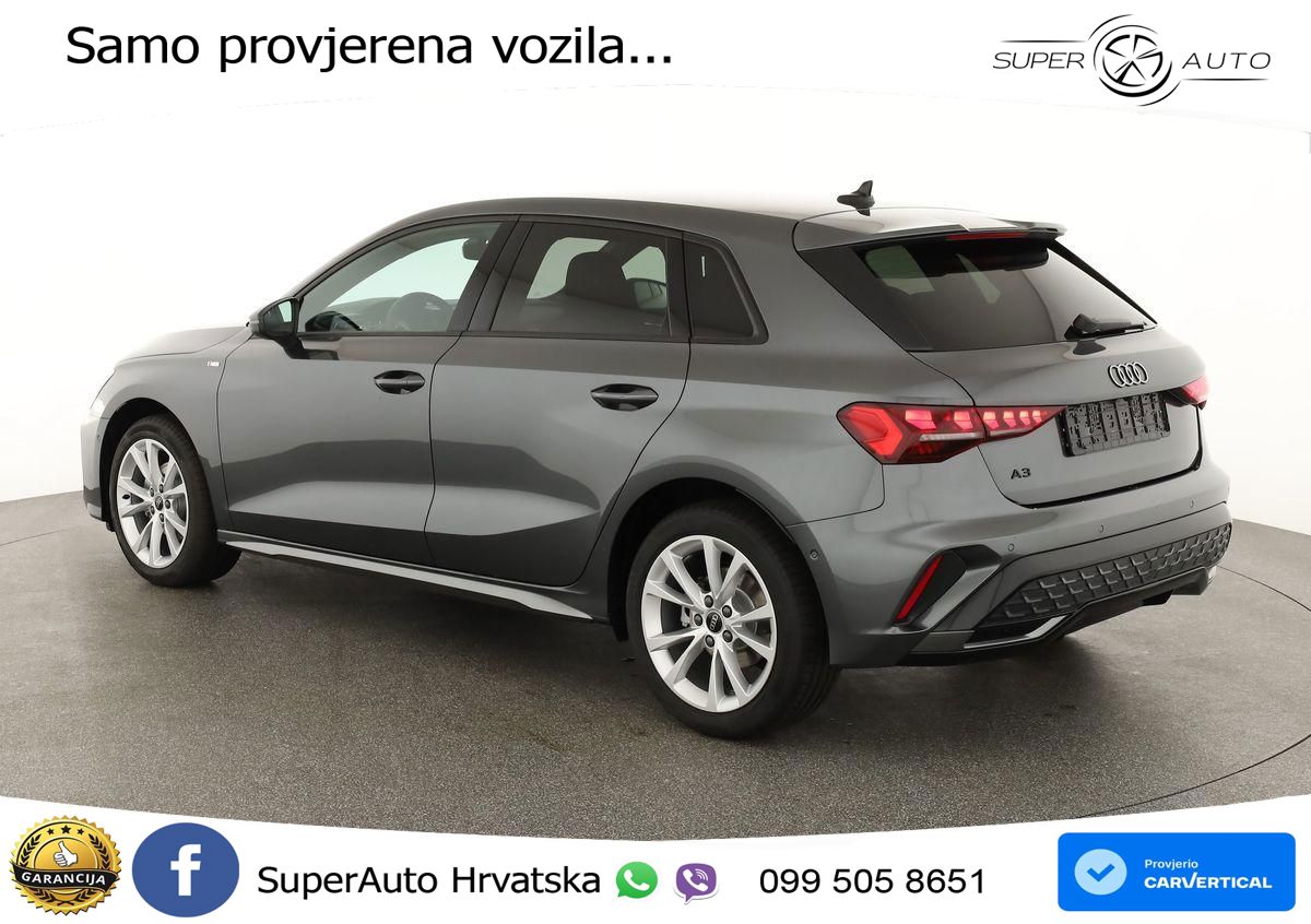 Audi A3 35 TFSI (150 KS) S tronic S line MATRIX+GR SJED+KAM