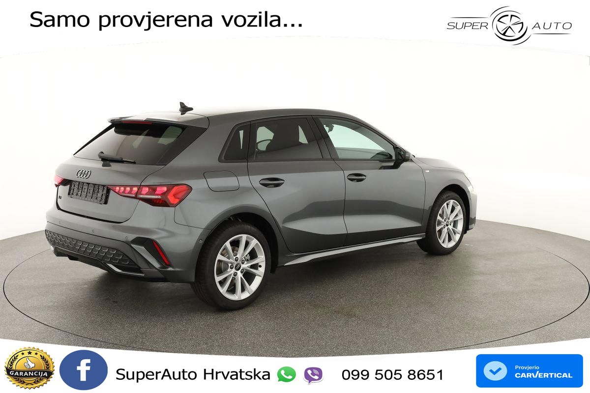 Audi A3 35 TFSI (150 KS) S tronic S line MATRIX+GR SJED+KAM