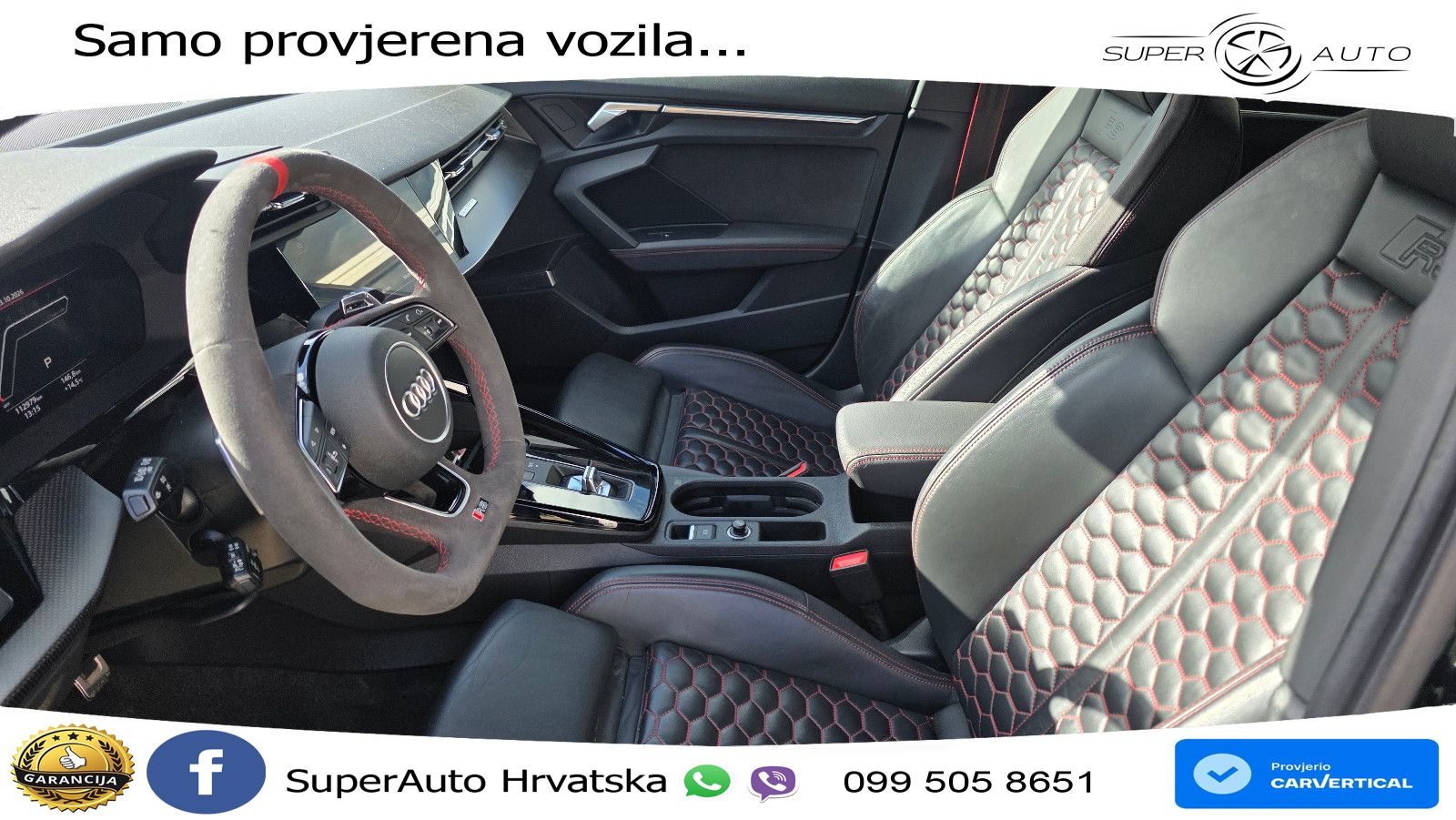 Audi RS3 Sedan 2.5 TFSI (400 KS) quattro S tronic LED+GR SJED+ACC