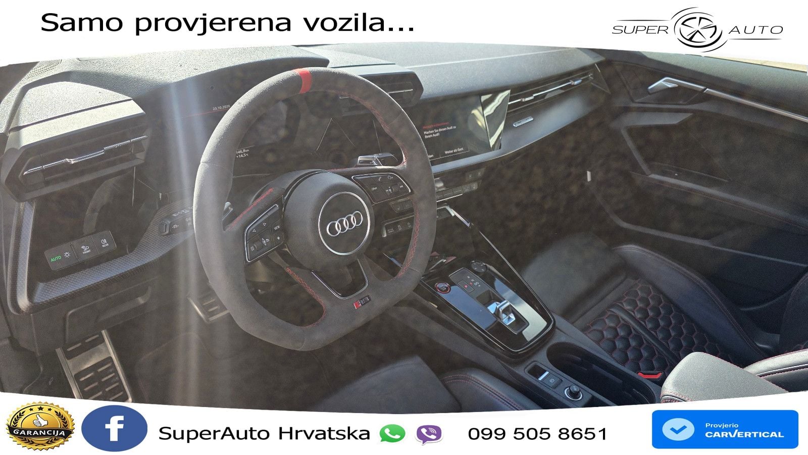 Audi RS3 Sedan 2.5 TFSI (400 KS) quattro S tronic LED+GR SJED+ACC