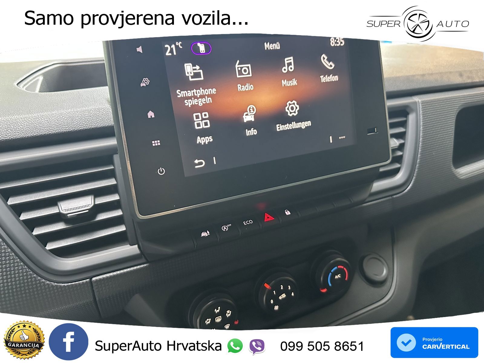 Renault Trafic Komfort L1H1 2,8t Blue dCi 130 MY26 Lkw 131 KS
