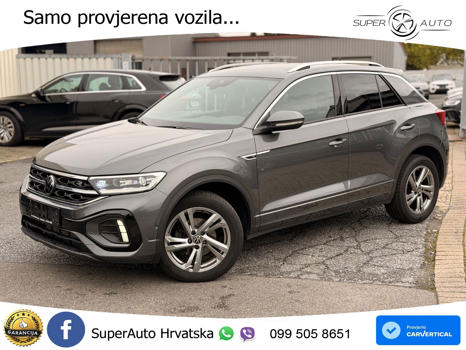 Volkswagen T-Roc 1.5 TSI (150 KS) DSG R-Line LED+GR SJED+ACC