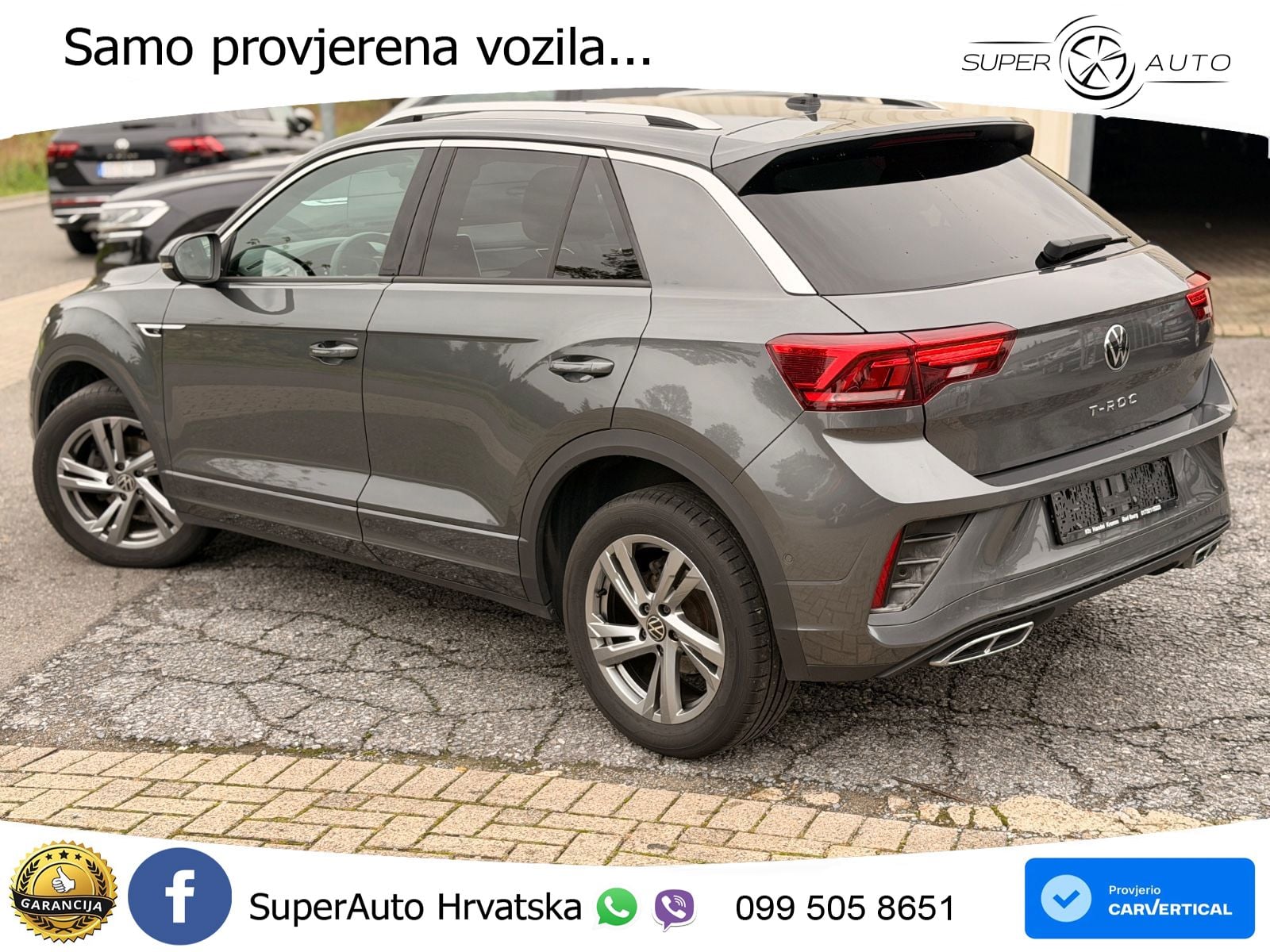Volkswagen T-Roc 1.5 TSI (150 KS) DSG R-Line LED+GR SJED+ACC