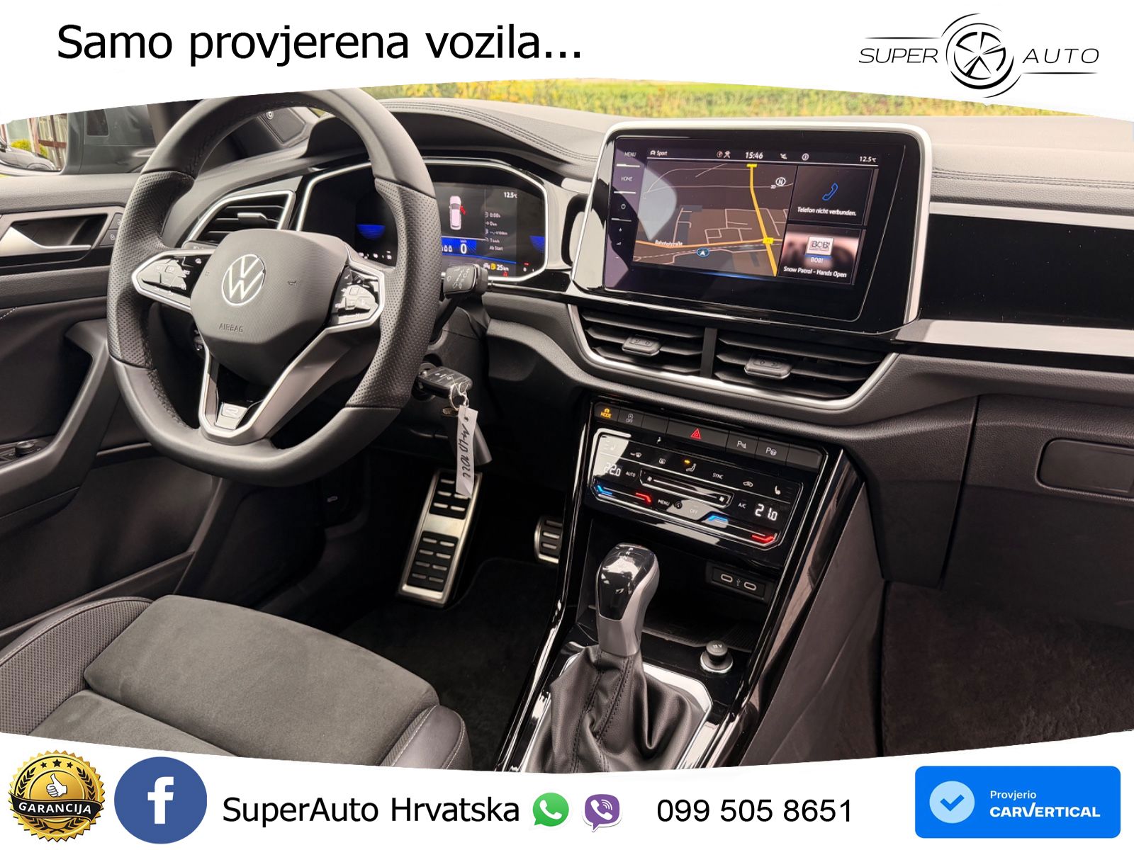 Volkswagen T-Roc 1.5 TSI (150 KS) DSG R-Line LED+GR SJED+ACC
