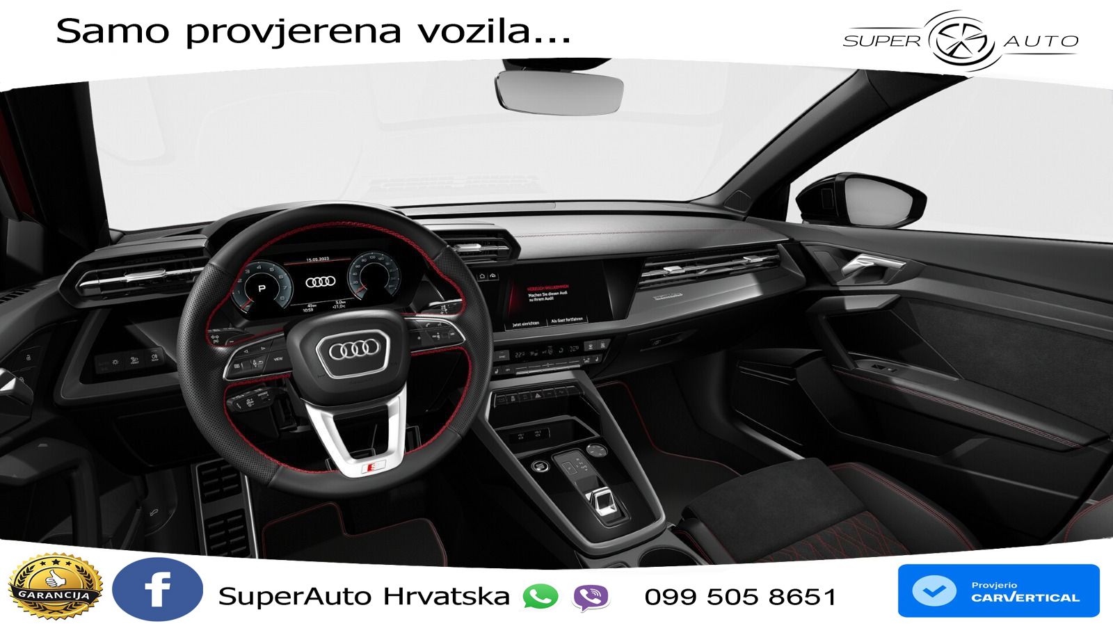 Audi A3 Limuzina 40 TFSI (190 KS) quattro S tronic S line LED+GR SJED+ACC