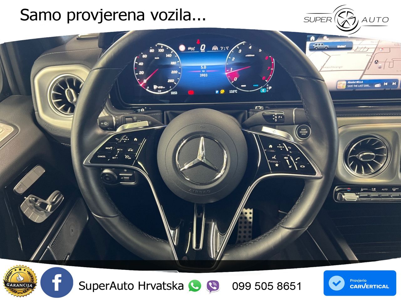 Mercedes G 500 Long (449 KS) 4MATIC 9G-TRONIC LED+GR SJED+ACC
