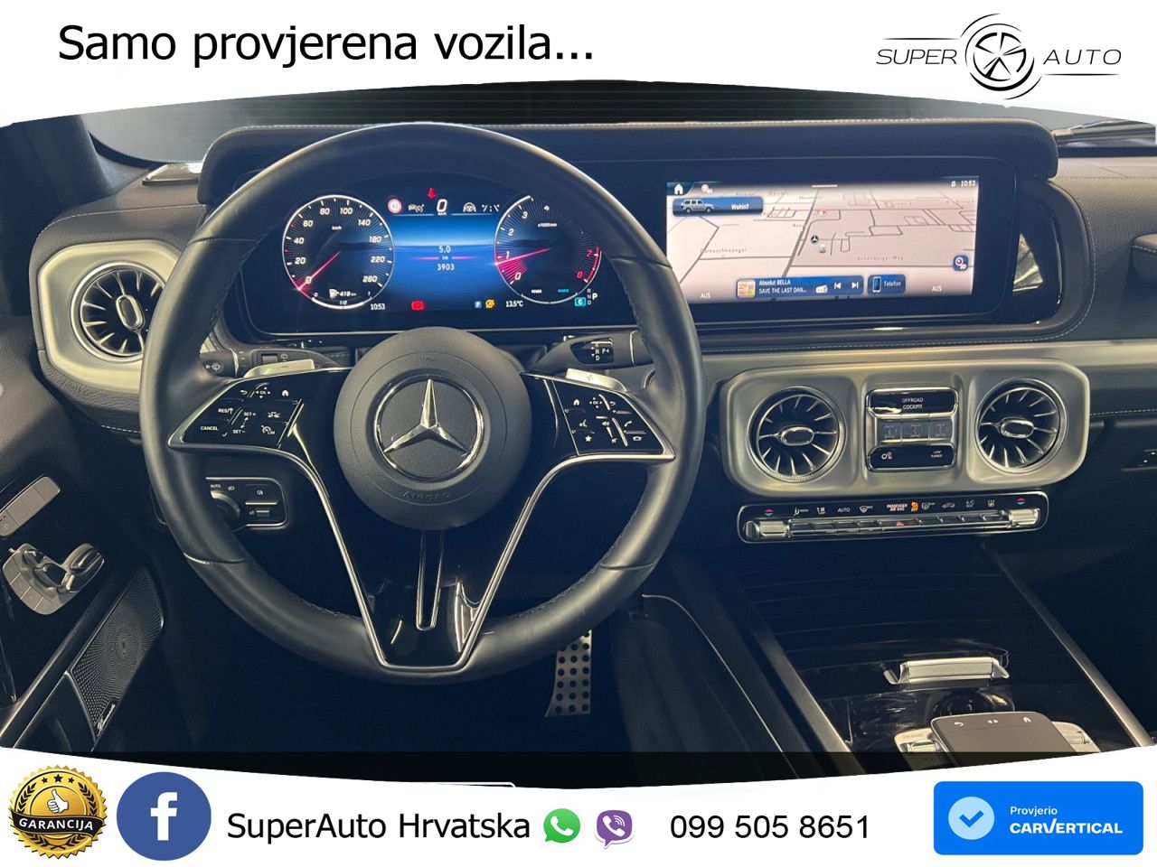 Mercedes G 500 Long (449 KS) 4MATIC 9G-TRONIC LED+GR SJED+ACC