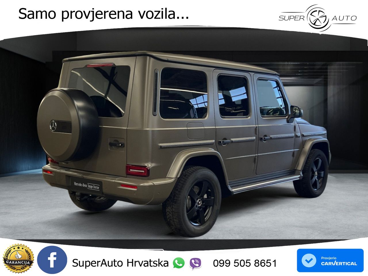 Mercedes G 500 Long (449 KS) 4MATIC 9G-TRONIC LED+GR SJED+ACC