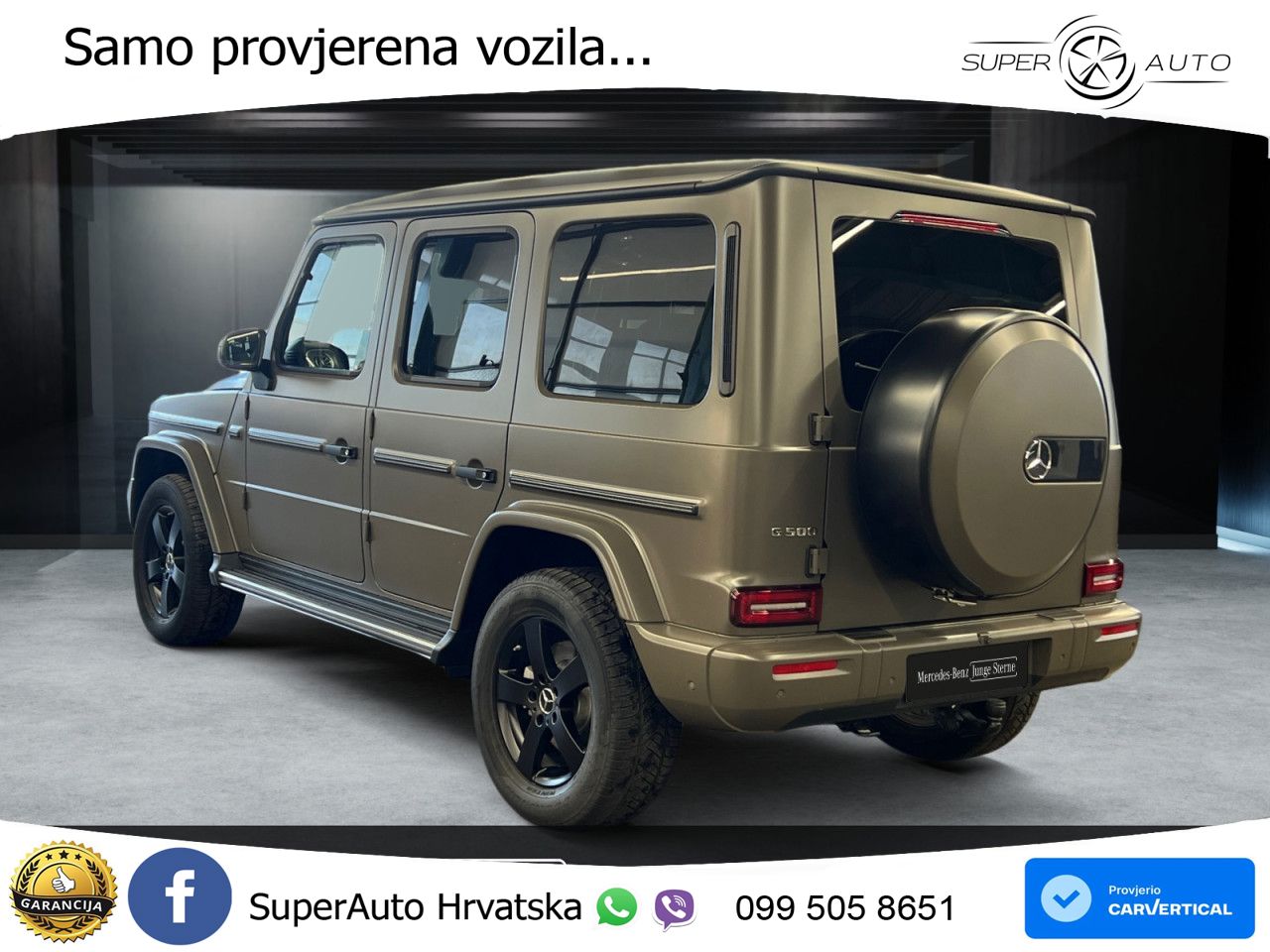 Mercedes G 500 Long (449 KS) 4MATIC 9G-TRONIC LED+GR SJED+ACC