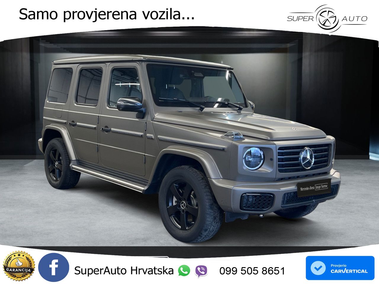 Mercedes G 500 Long (449 KS) 4MATIC 9G-TRONIC LED+GR SJED+ACC