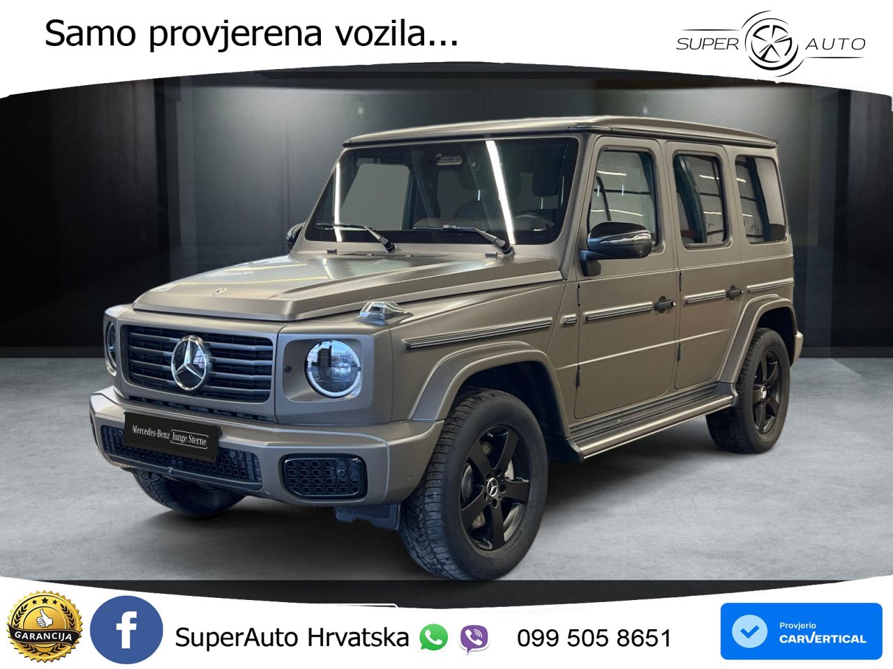 Mercedes G 500 Long (449 KS) 4MATIC 9G-TRONIC LED+GR SJED+ACC