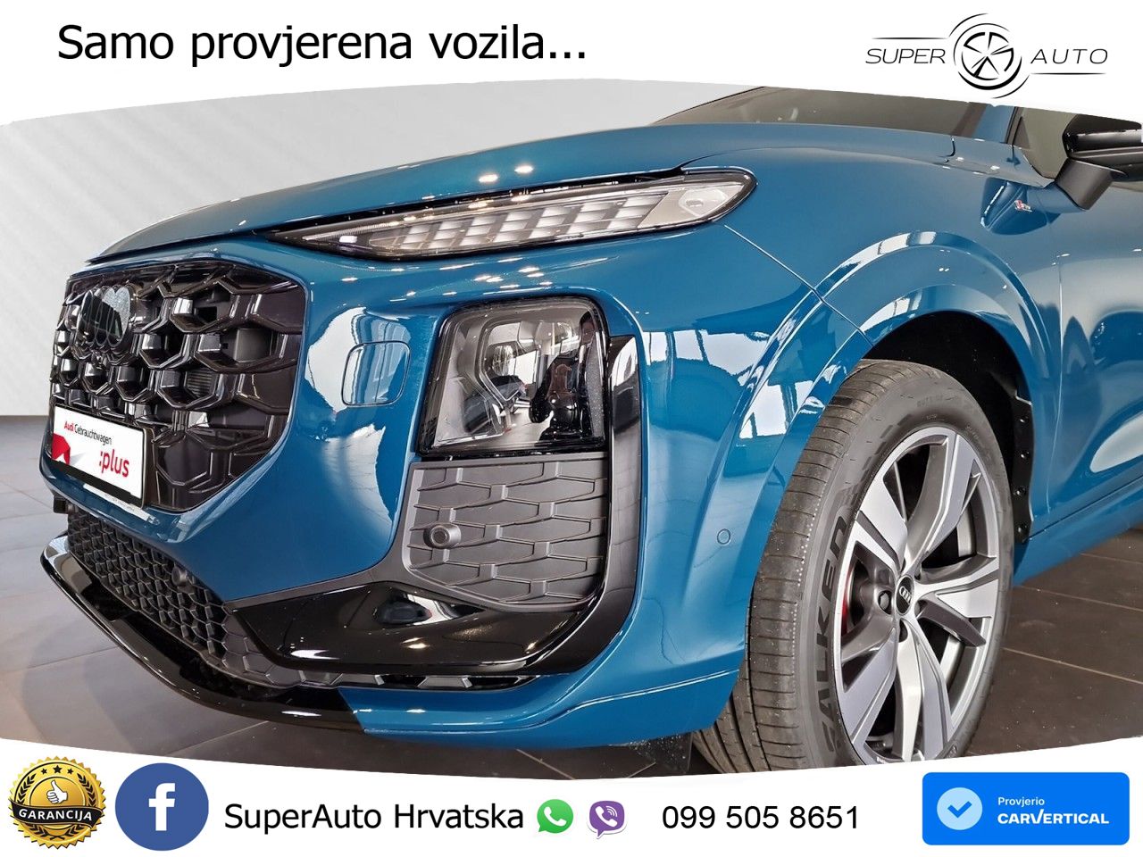 Audi Q3 Sportback 1.5 TFSI (150 KS) S tronic S line LED+GR SJED+ACC