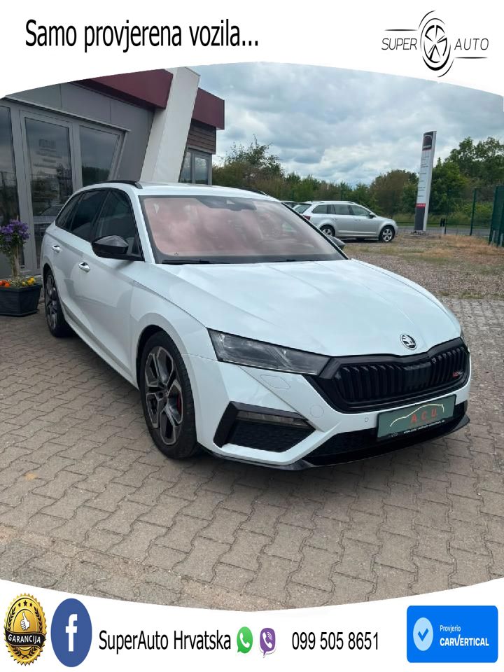 Škoda Octavia Combi RS 2.0 TSI (245 KS) DSG LED+GR SJED+ACC