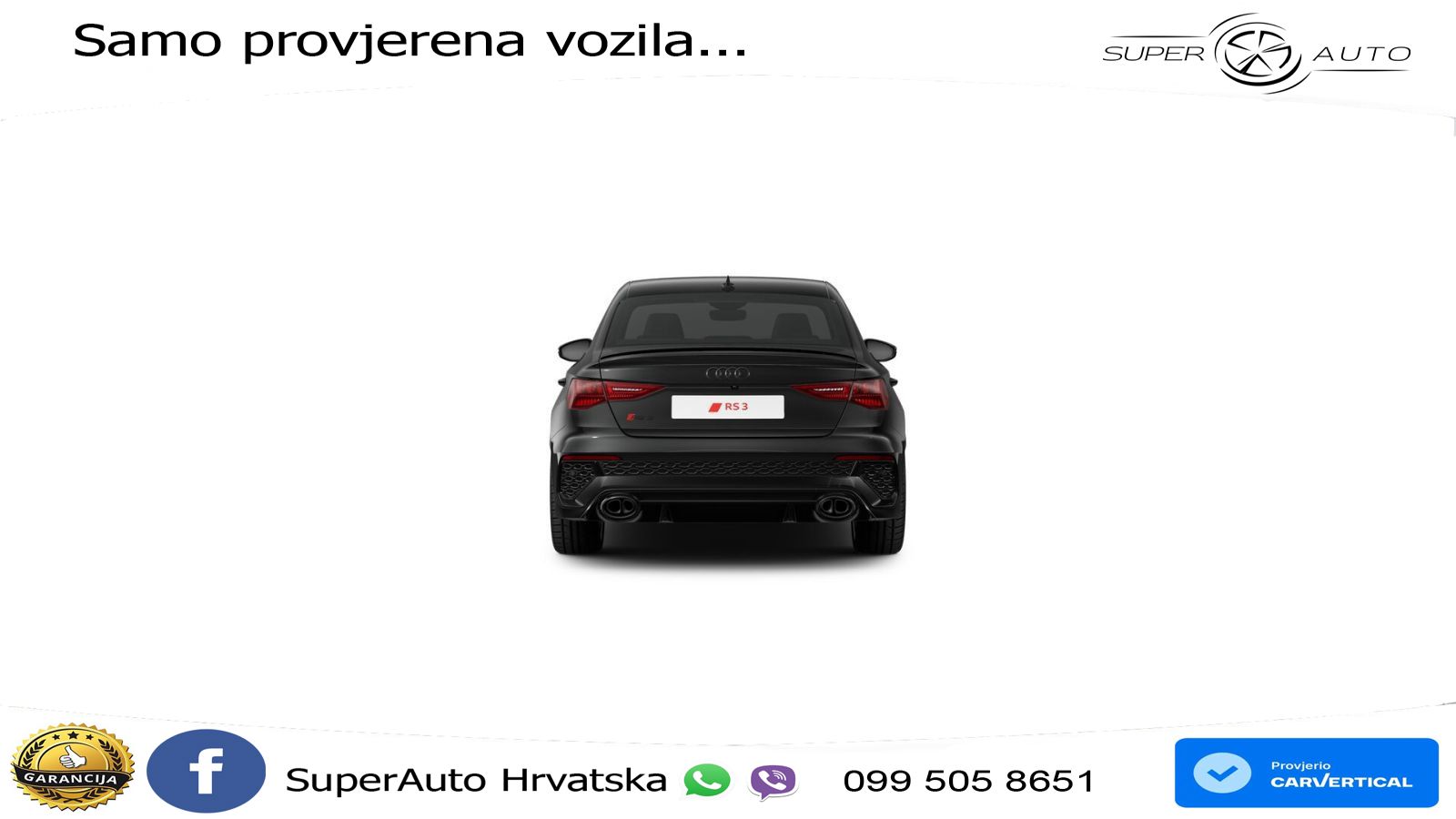 Audi RS3 Sedan 2.5 TFSI (400 KS) quattro S tronic MATRIX+GR SJED+KAM