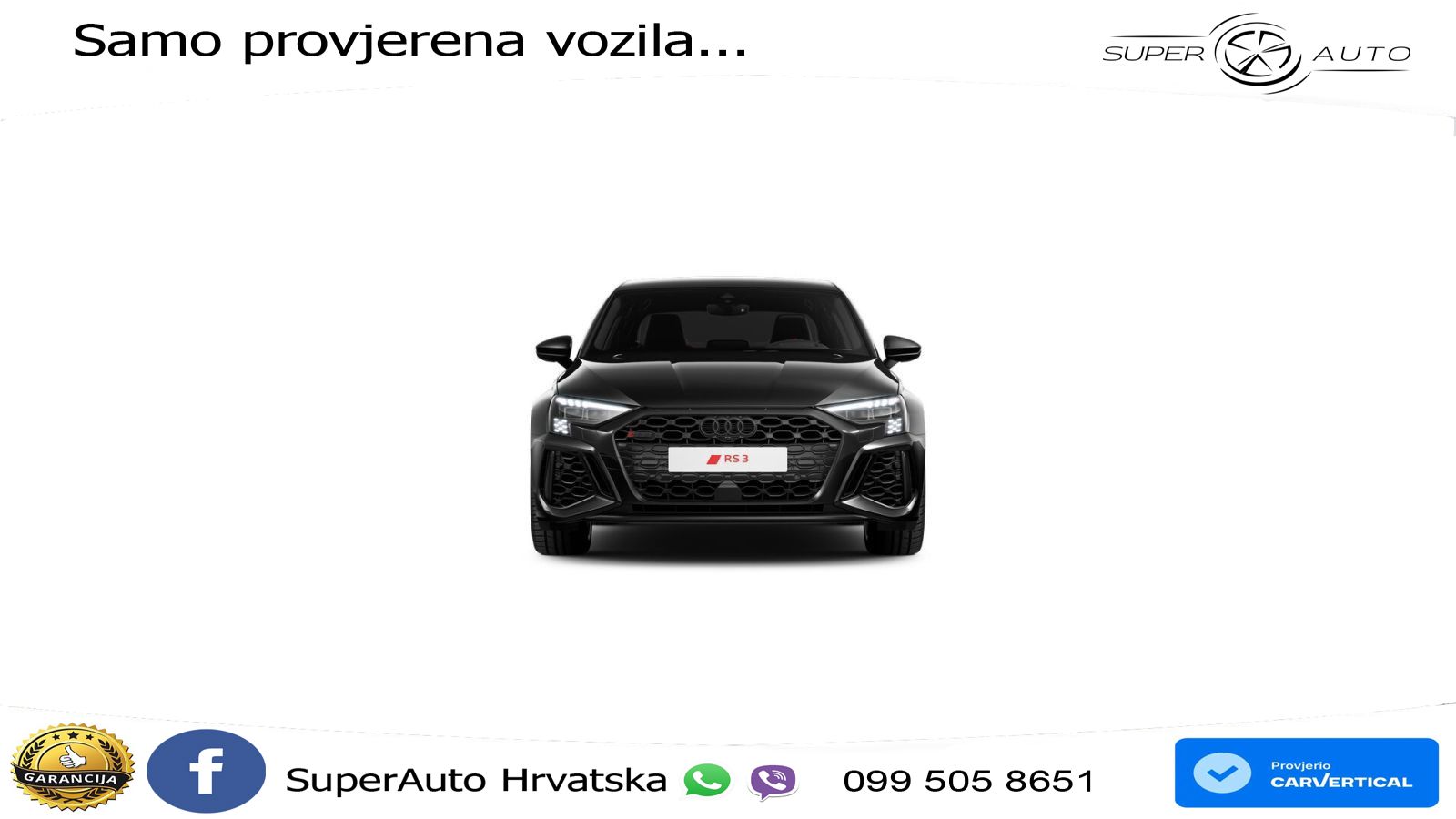 Audi RS3 Sedan 2.5 TFSI (400 KS) quattro S tronic MATRIX+GR SJED+KAM