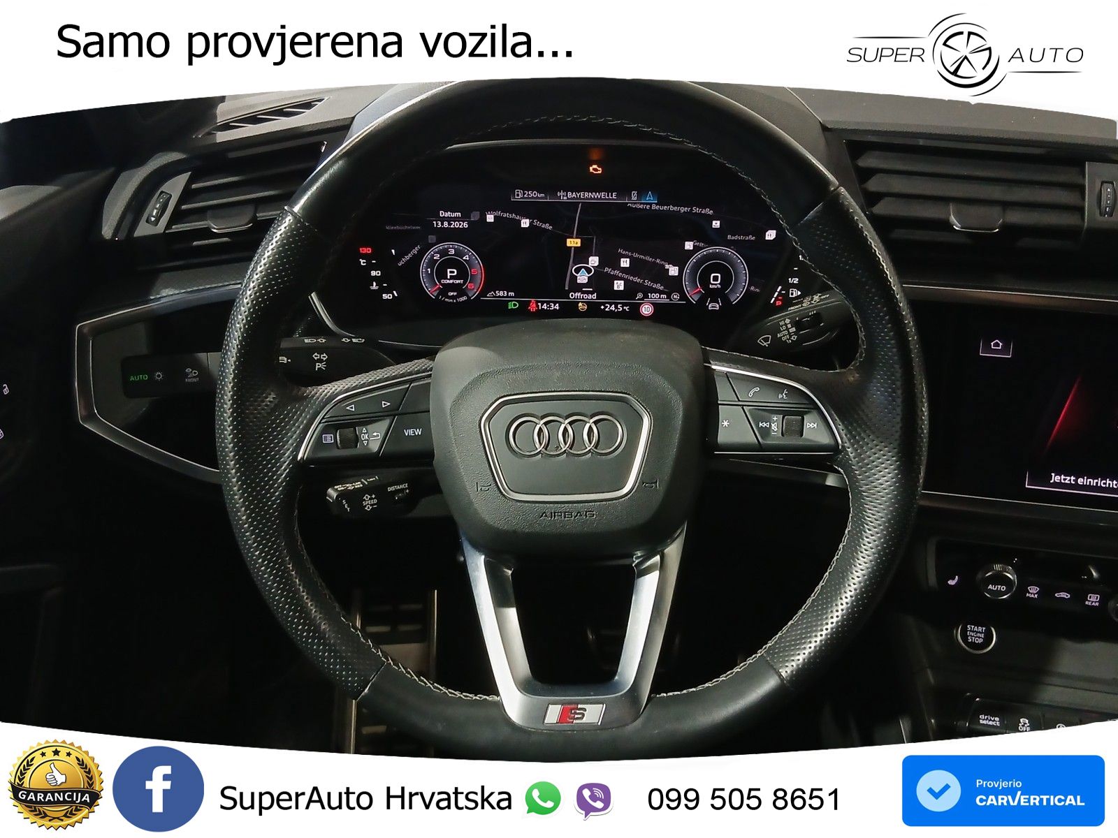 Audi Q3 Sportback 40 TDI (200 KS) quattro S tronic S line LED+GR SJED+ACC
