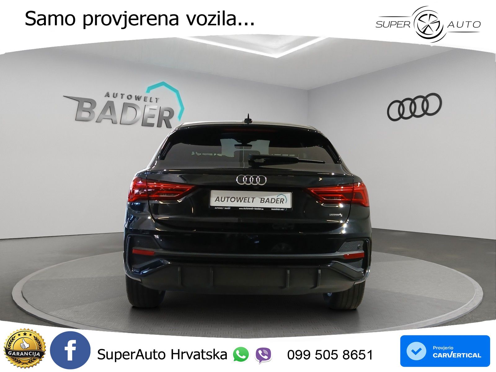 Audi Q3 Sportback 40 TDI (200 KS) quattro S tronic S line LED+GR SJED+ACC