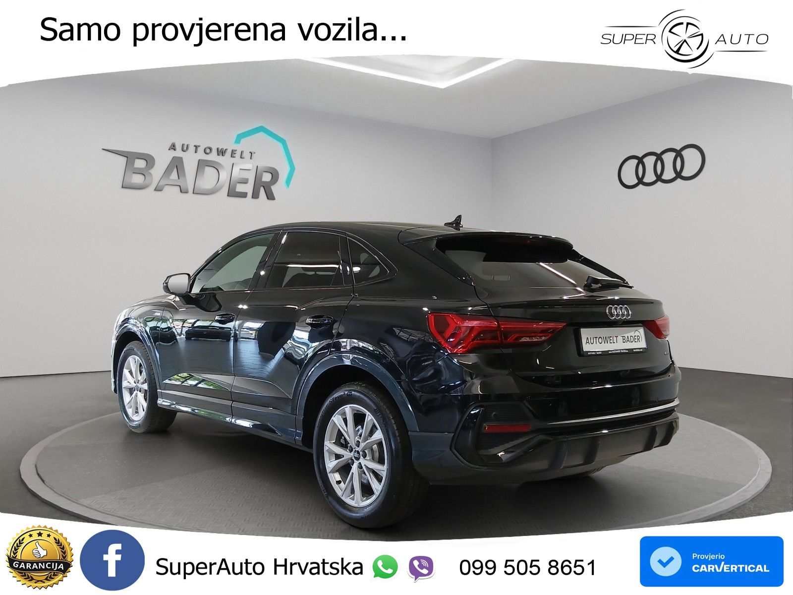 Audi Q3 Sportback 40 TDI (200 KS) quattro S tronic S line LED+GR SJED+ACC
