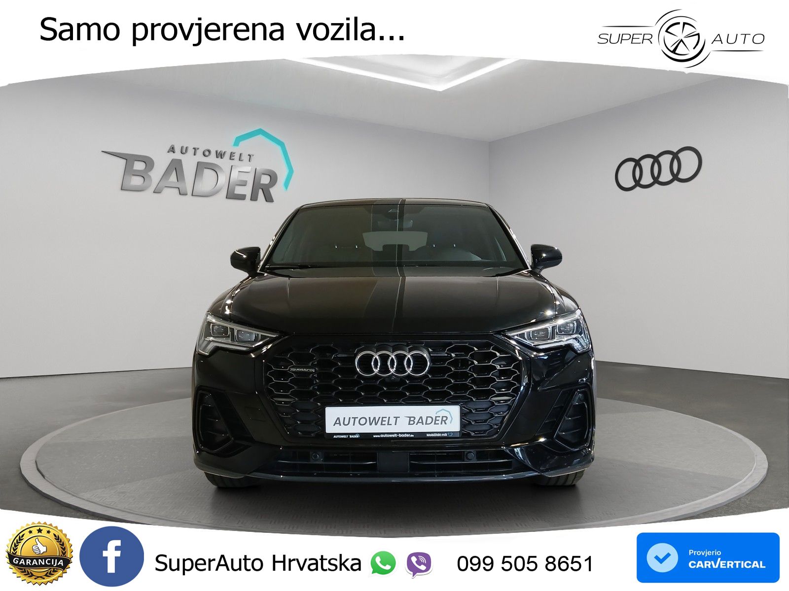 Audi Q3 Sportback 40 TDI (200 KS) quattro S tronic S line LED+GR SJED+ACC