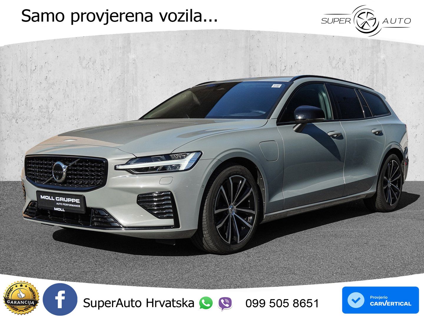 Volvo V60 2.0 T8 AWD Geartronic LED+GR SJED+ACC