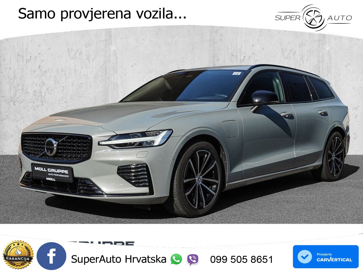 Volvo V60 2.0 T8 AWD Geartronic LED+GR SJED+ACC