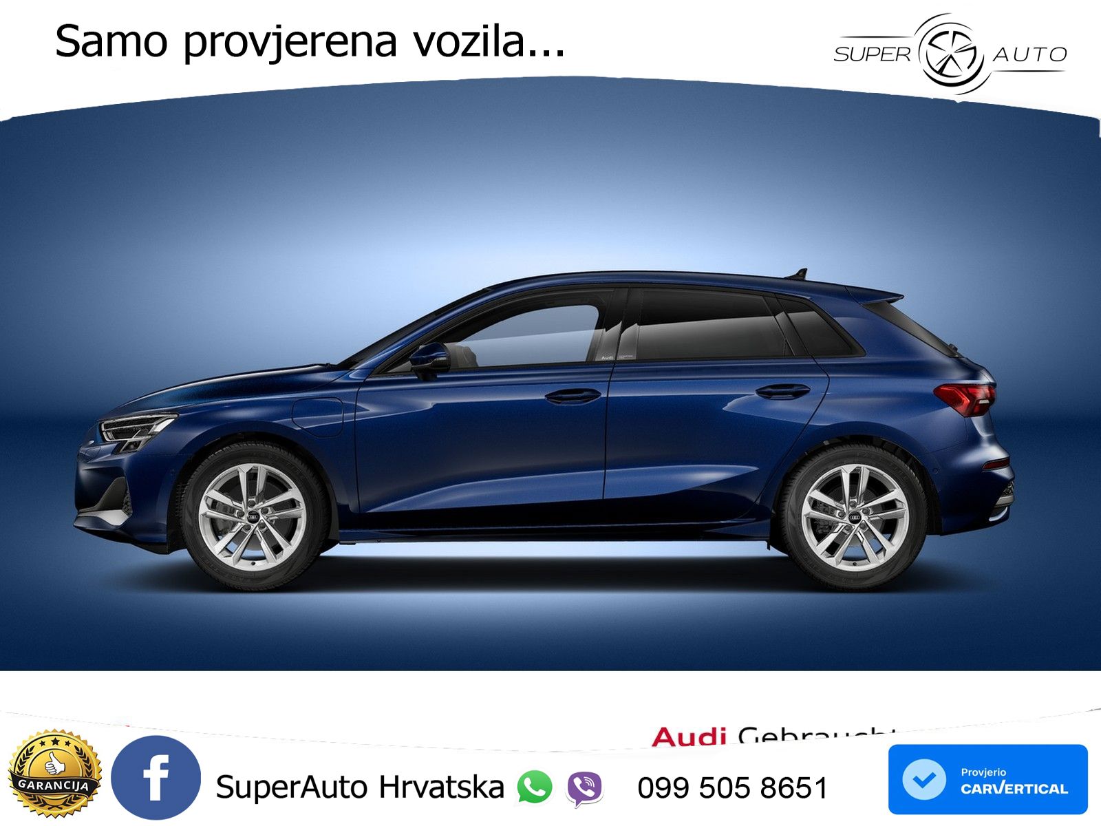 Audi A3 Sportback 40 TFSI e (204 KS) Plug-in Hybrid S tronic LED+GR SJED+ACC