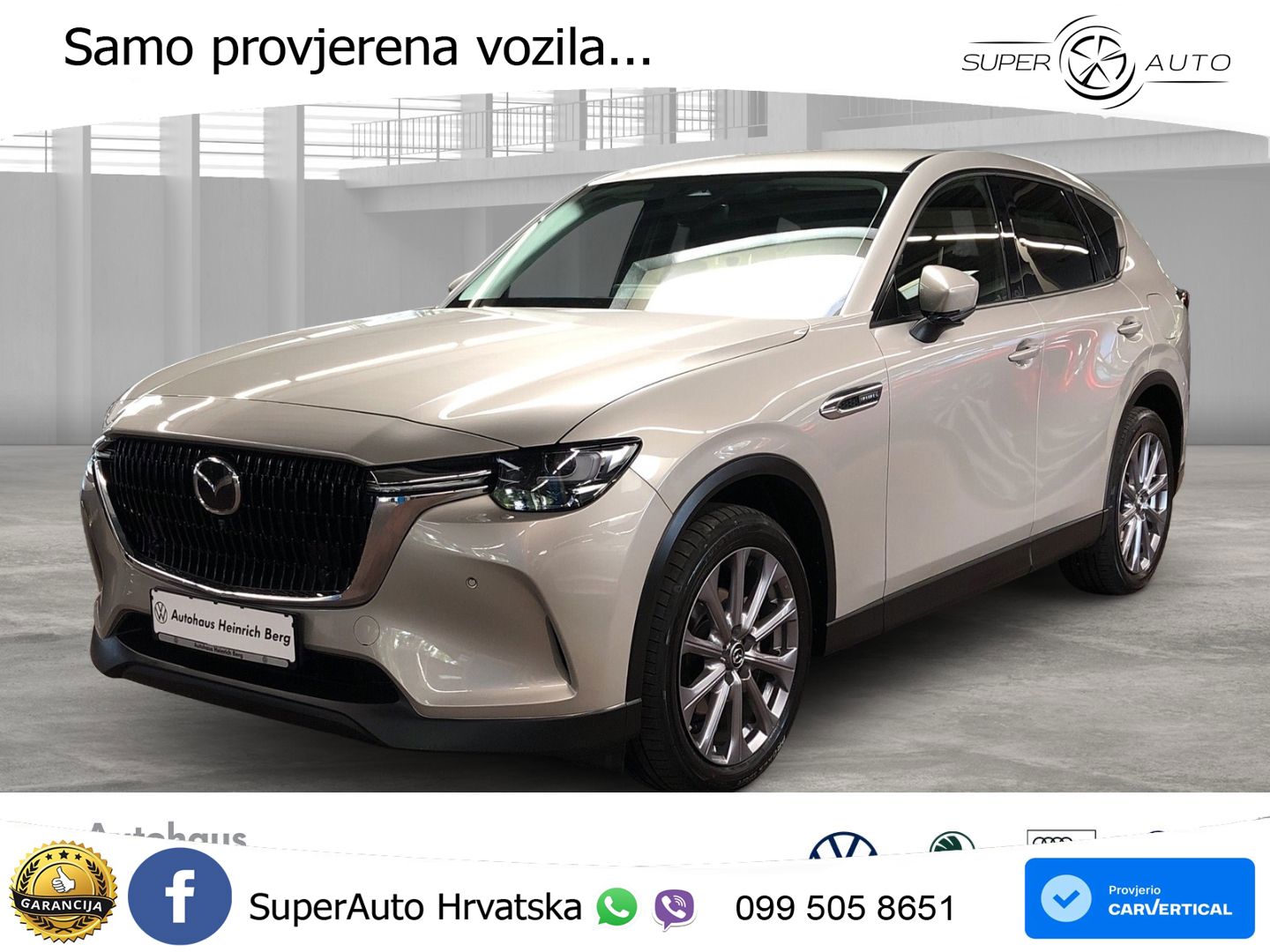 Mazda CX-60 3.3 e-Skyactiv D (200 KS) Automatic