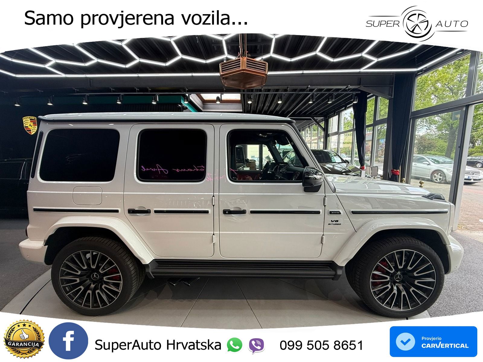 Mercedes AMG G 63 Long V8 (585 KS) 4MATIC 9G-TRONIC AMG SPEEDSHIFT PLUS ZRAČNI+ACC+4xGR SJED+KAM