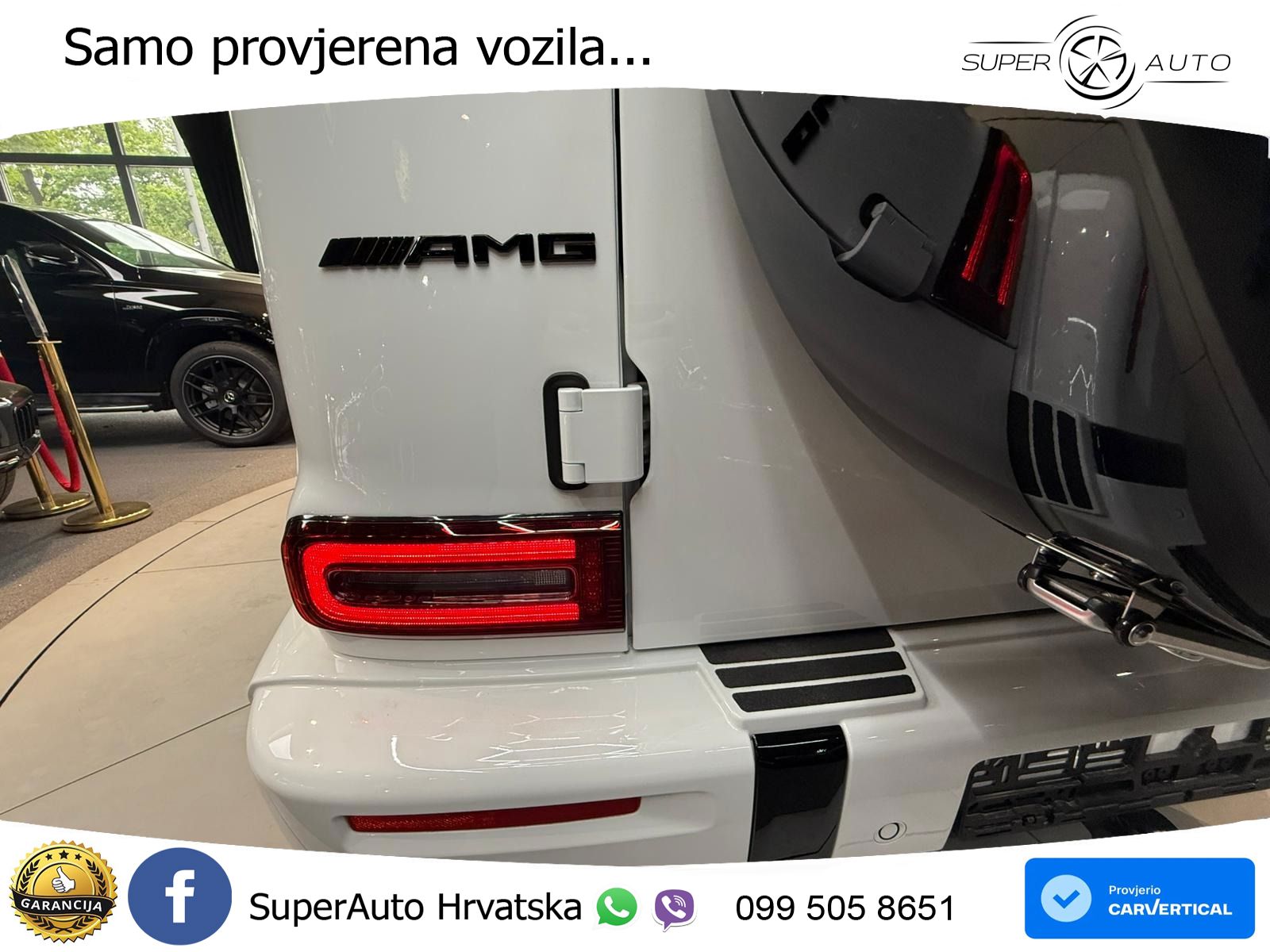 Mercedes AMG G 63 Long V8 (585 KS) 4MATIC 9G-TRONIC AMG SPEEDSHIFT PLUS ZRAČNI+ACC+4xGR SJED+KAM