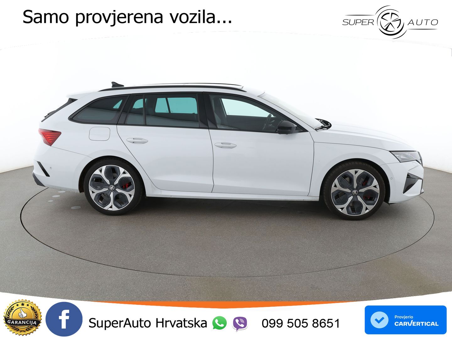 Škoda Octavia Combi RS 2.0 TSI (265 KS) DSG MATRIX+GR SJED+KAM
