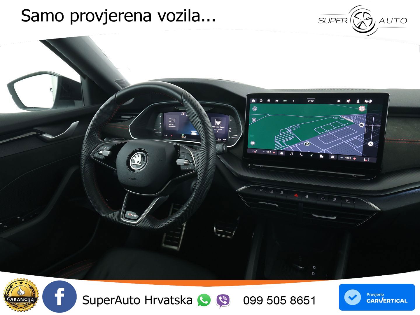 Škoda Octavia Combi RS 2.0 TSI (265 KS) DSG MATRIX+GR SJED+KAM