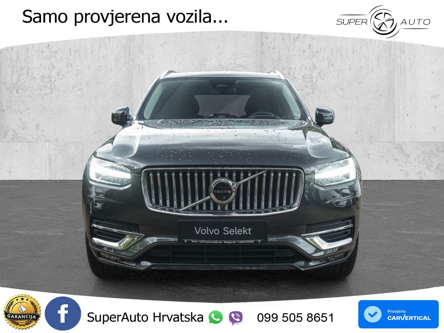 Volvo XC90 2.0 B5 Diesel AWD Automatic ACC+GR SJED+360+PANO