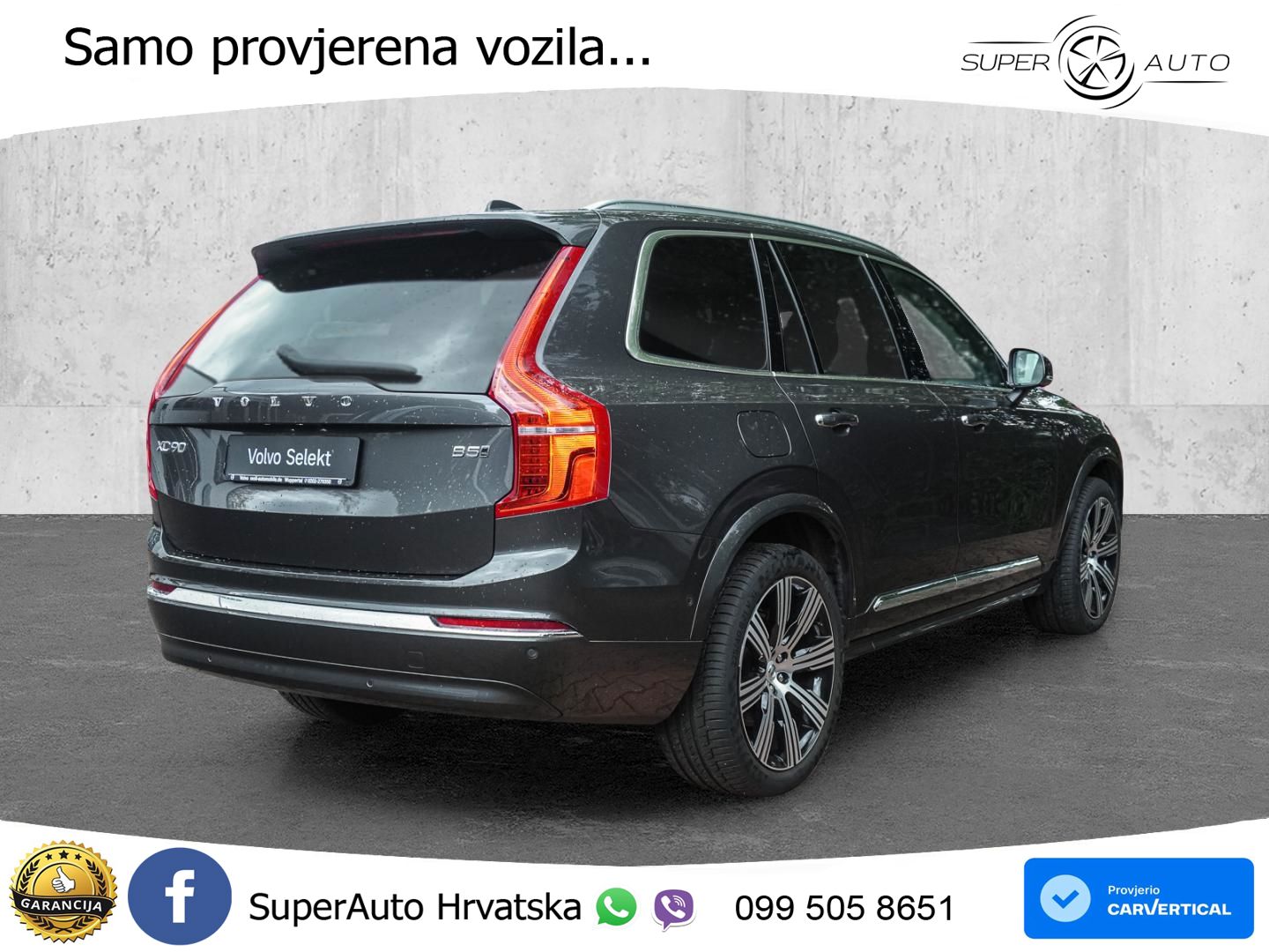 Volvo XC90 2.0 B5 Diesel AWD Automatic ACC+GR SJED+360+PANO