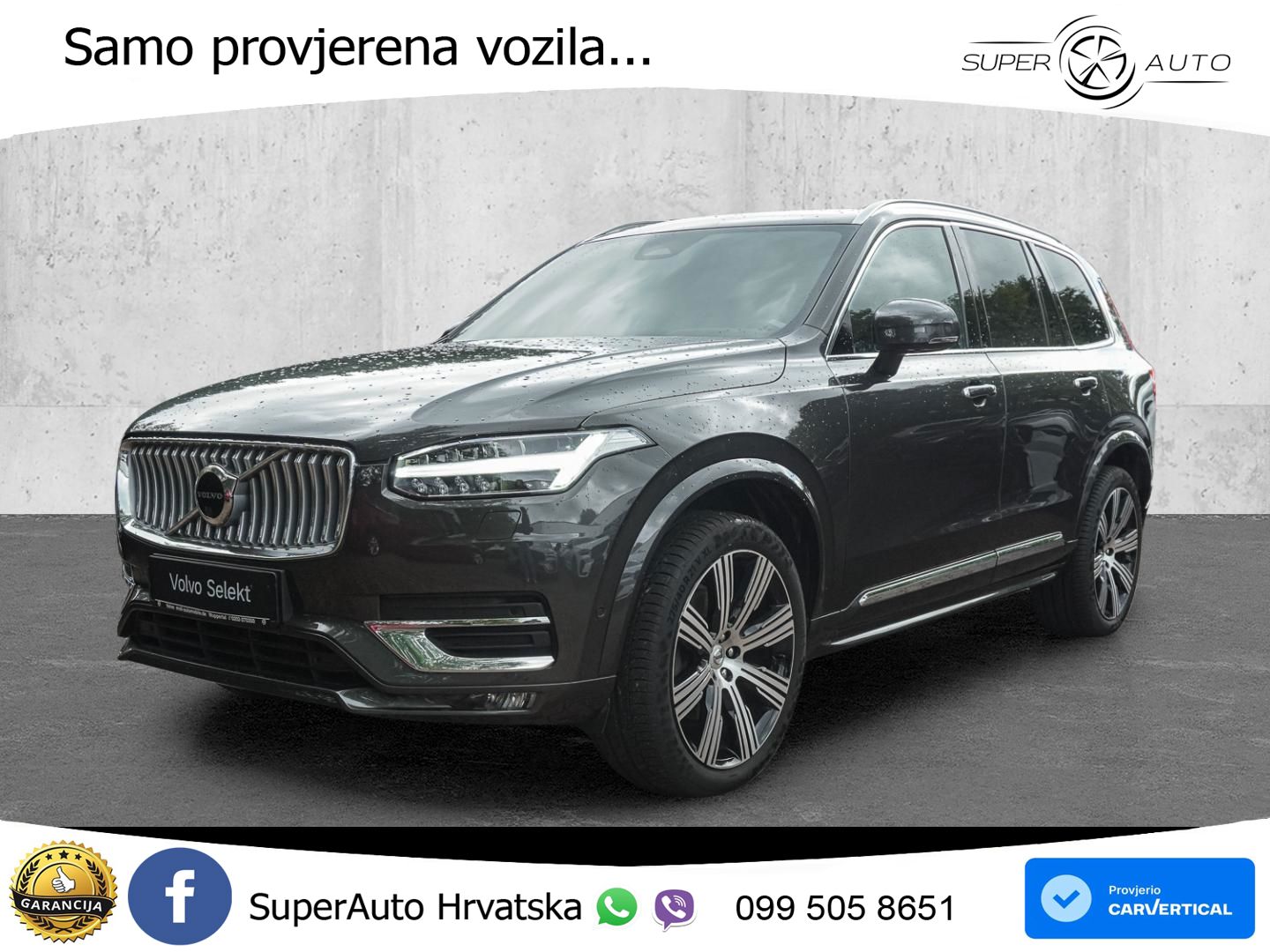 Volvo XC90 2.0 B5 Diesel AWD Automatic ACC+GR SJED+360+PANO