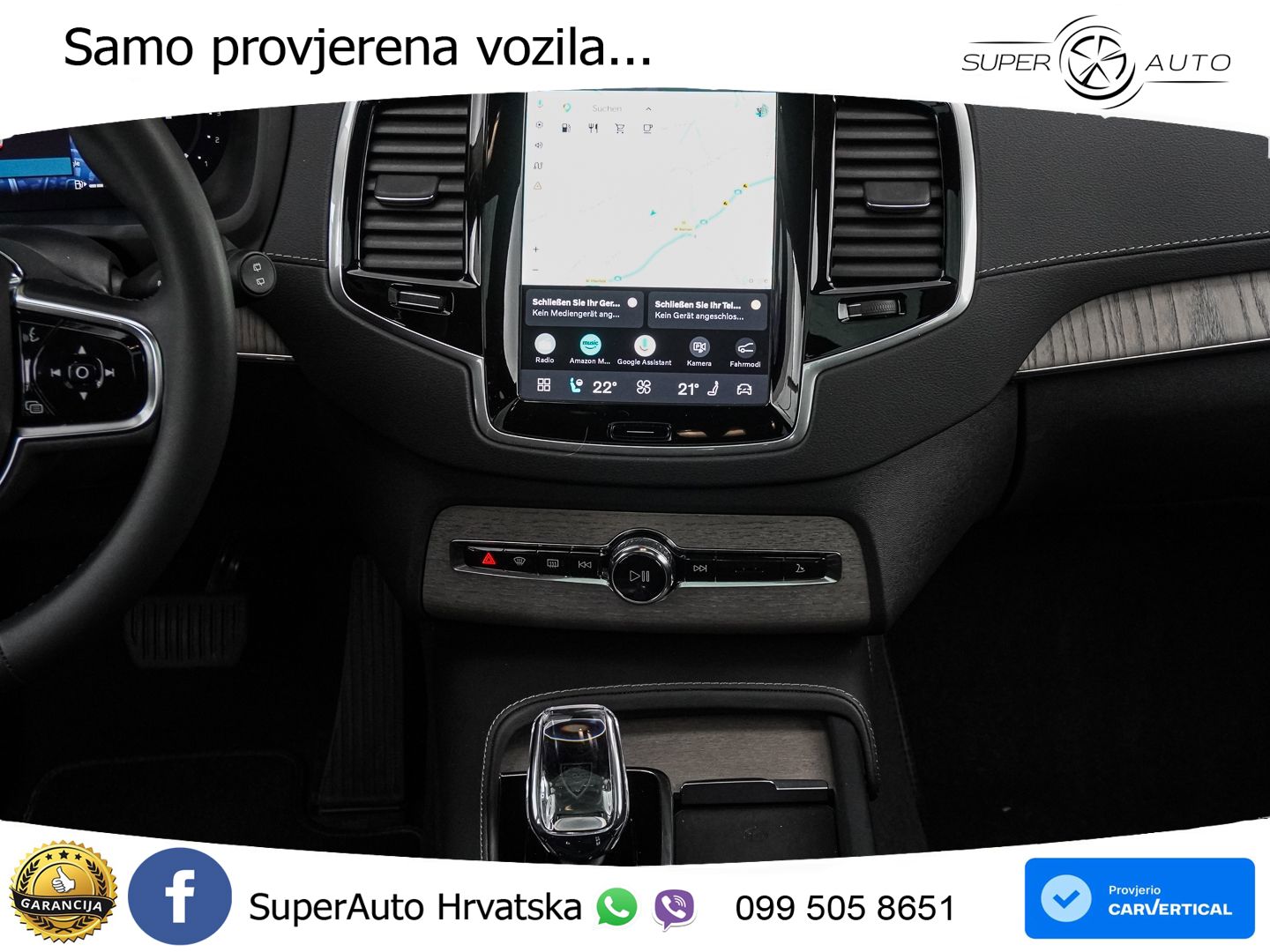 Volvo XC90 2.0 B5 Diesel AWD Automatic ACC+GR SJED+360+PANO