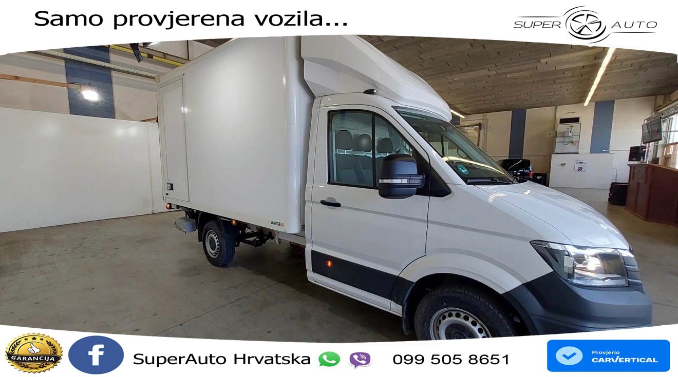 Volkswagen Crafter 35 KOFFER KLIMA NAVI LBW 1HAND EURO6 140 KS