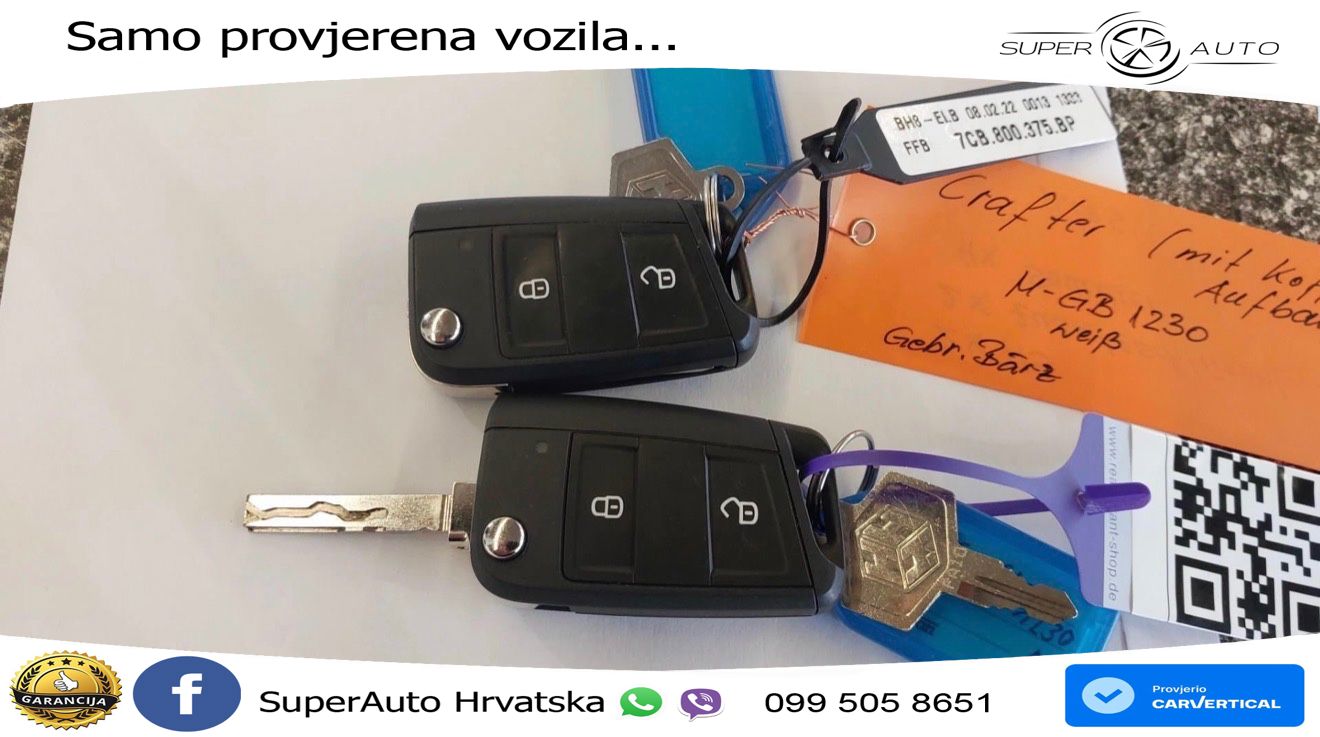 Volkswagen Crafter 35 KOFFER KLIMA NAVI LBW 1HAND EURO6 140 KS