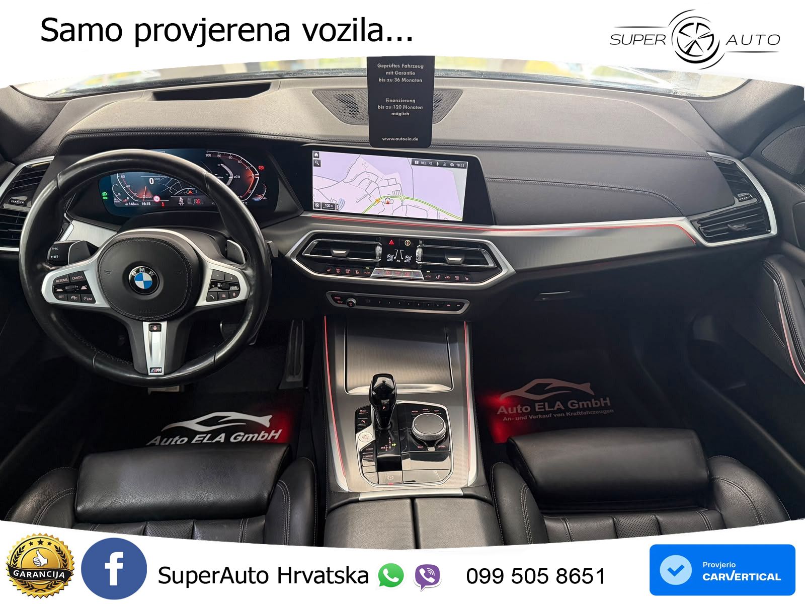 BMW X5 30d (286 KS) xDrive Steptronic M Sport ZRAČNI+ACC+4xGR SJED+KAM