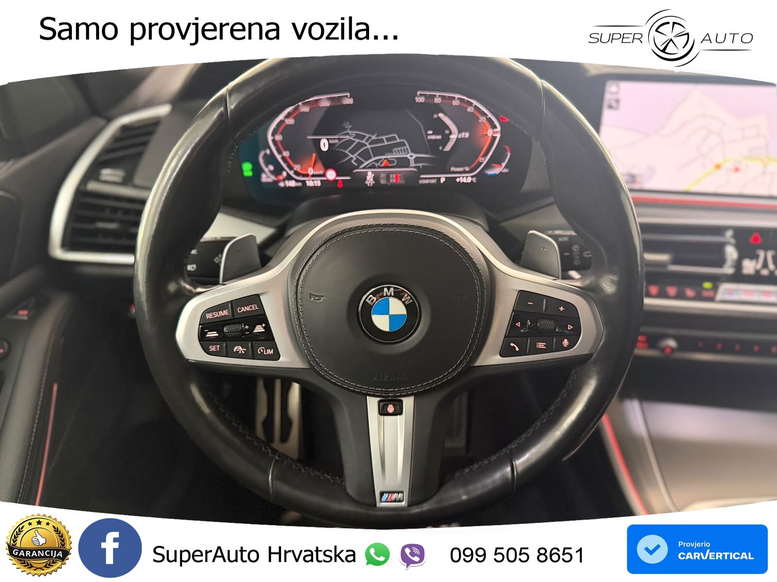 BMW X5 30d (286 KS) xDrive Steptronic M Sport ZRAČNI+ACC+4xGR SJED+KAM