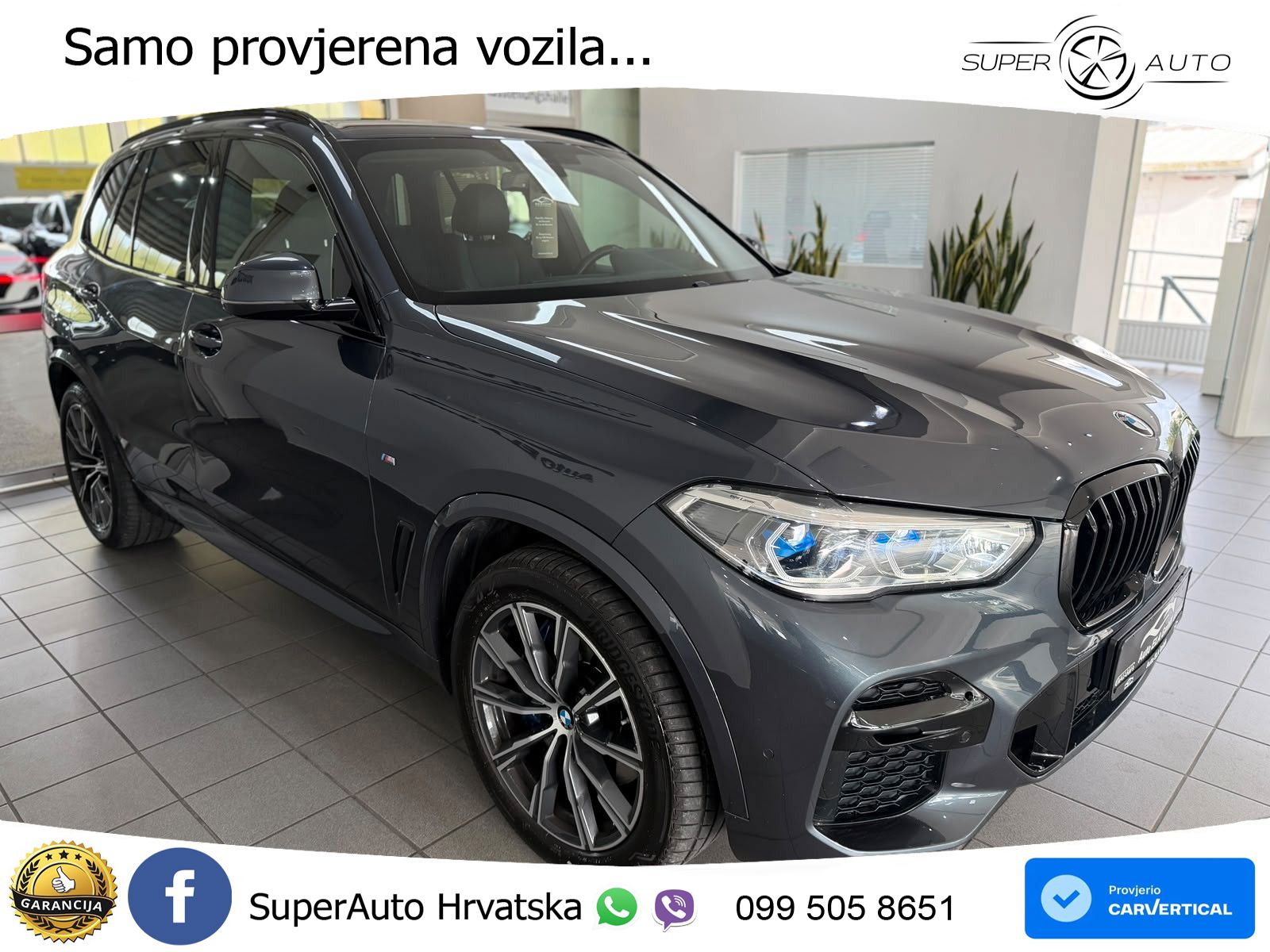 BMW X5 30d (286 KS) xDrive Steptronic M Sport ZRAČNI+ACC+4xGR SJED+KAM