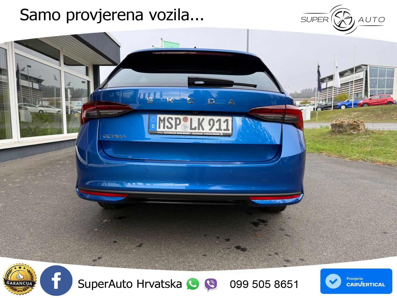 Škoda Octavia Combi 1.5 TSI (150 KS) DSG Selection LED+GR SJED+ACC