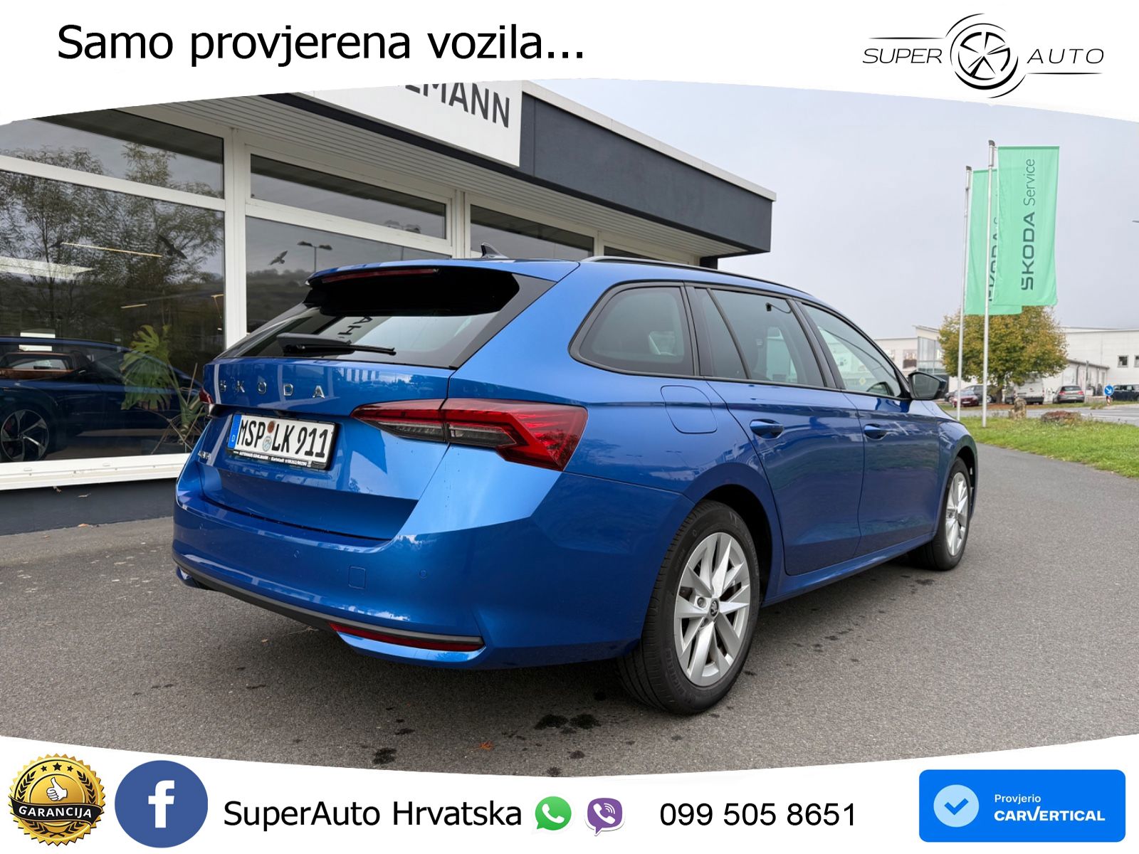 Škoda Octavia Combi 1.5 TSI (150 KS) DSG Selection LED+GR SJED+ACC