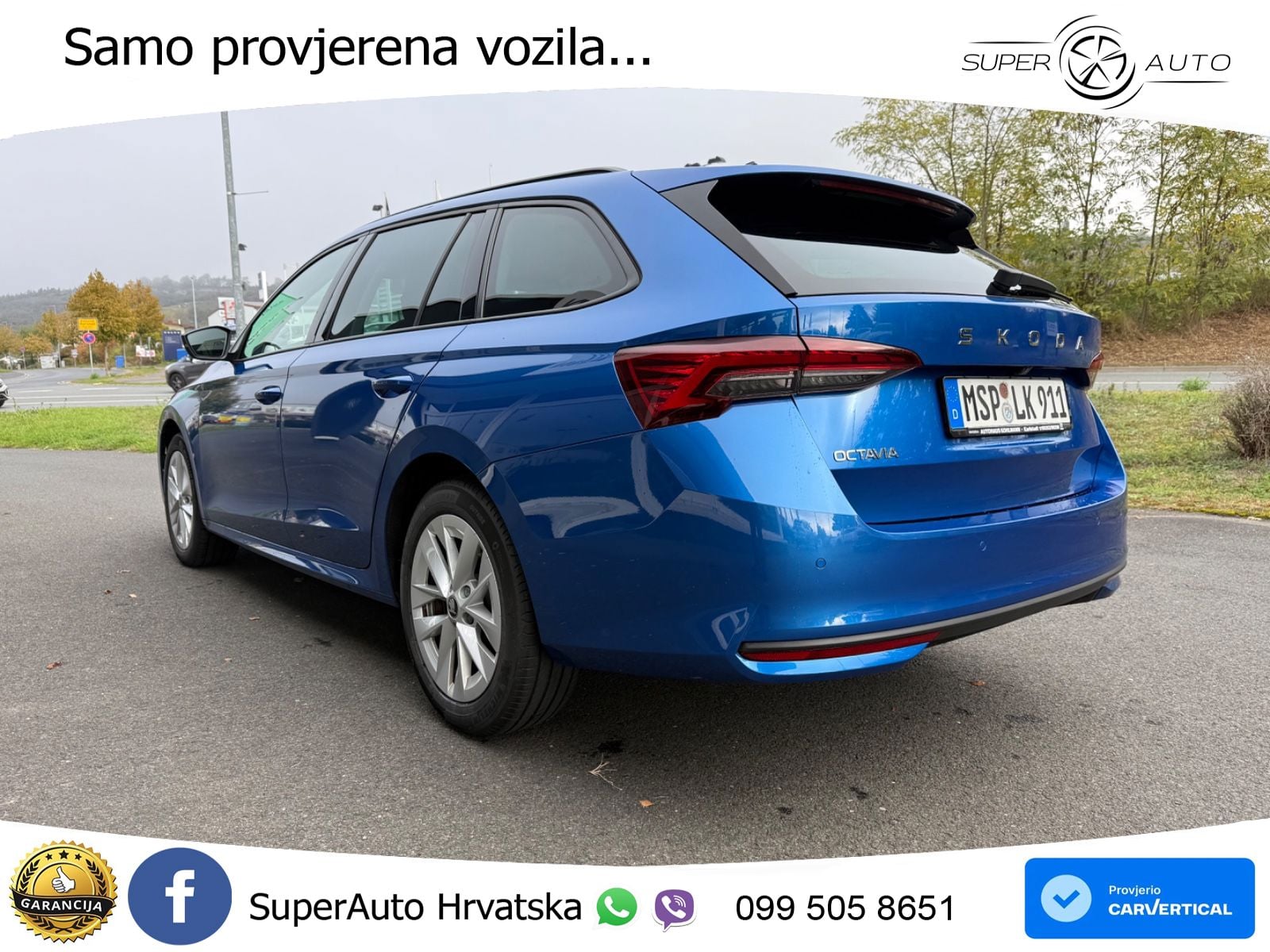 Škoda Octavia Combi 1.5 TSI (150 KS) DSG Selection LED+GR SJED+ACC