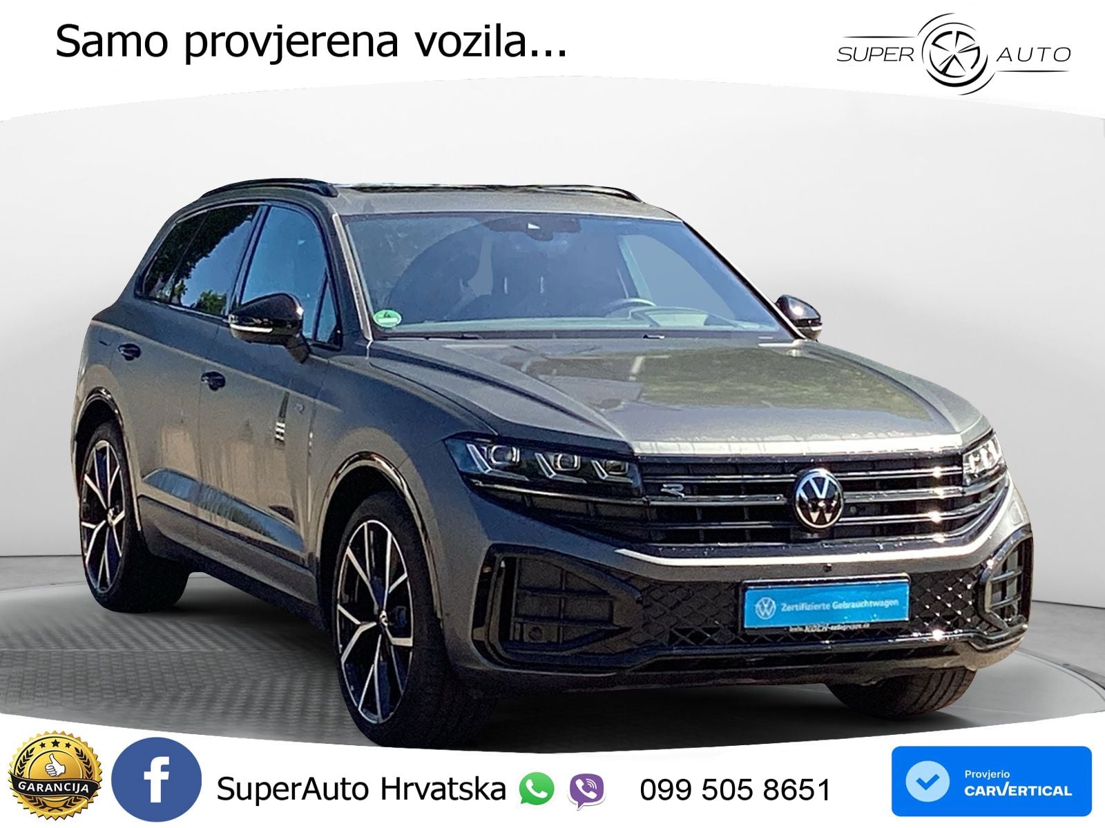 Volkswagen Touareg 3.0 V6 TDI (286 KS) 4MOTION Tiptronic ZRAČNI+ACC+GR SJED+KAM+PANO