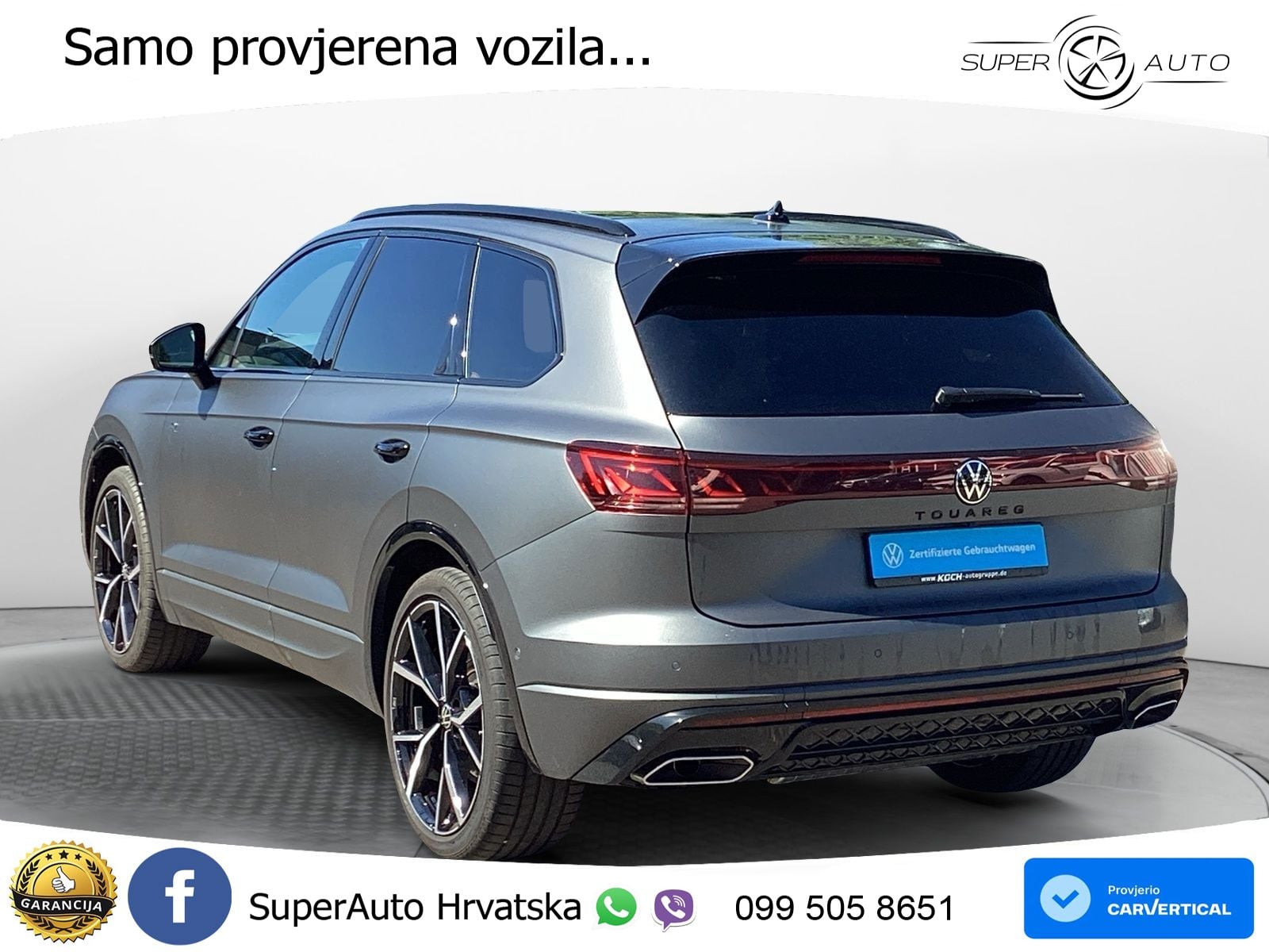 Volkswagen Touareg 3.0 V6 TDI (286 KS) 4MOTION Tiptronic ZRAČNI+ACC+GR SJED+KAM+PANO